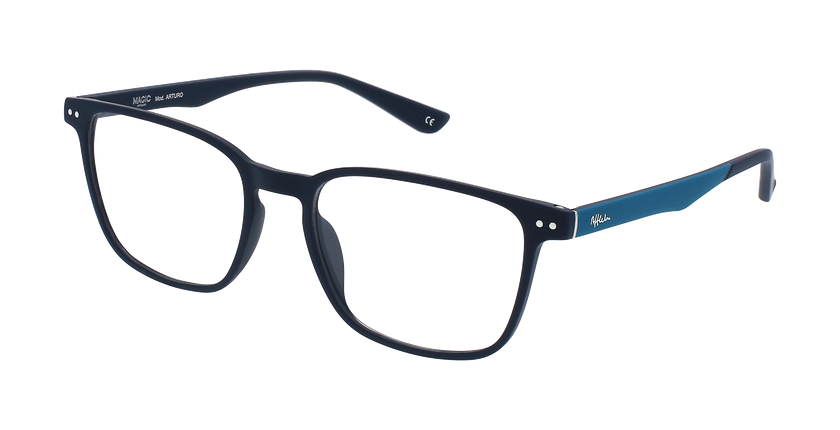 Lunettes de vue homme ARTURO bleu - Vue de face