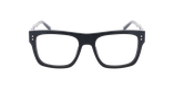 Lunettes de vue homme CARACTÈRES INGENIEUX noir - Vue de face