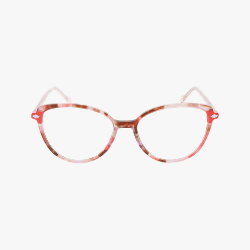 Lunettes de vue femme MAGIC280 écaille/rouge