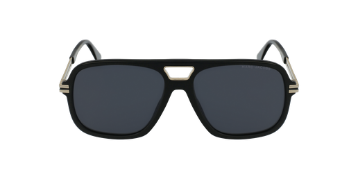 LUNETTES DE SOLEIL homme MARC 415/S noir/doréVue de face