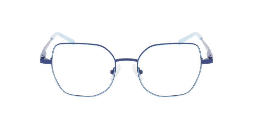 Lunettes de vue femme FELICIE bleu - Vue de face
