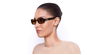 LUNETTES DE SOLEIL femme SK0349 écaille - vue de 3/4