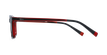 LUNETTES DE VUE enfant REFORM COLLEGE 1 noir/rouge - Vue de côté
