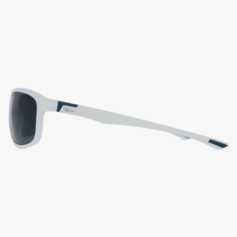 Lunettes de soleil MITCH blanc/vert - Vue de face