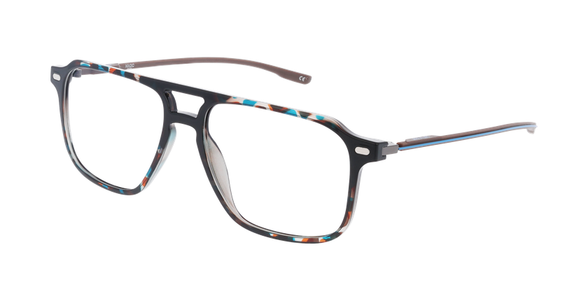 Lunettes de vue homme MAGIC245 écaille bleu/bleu - Vue de face