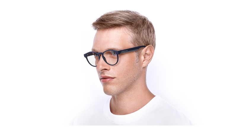 Lunettes de vue OR5026 bleu - Vue de 3/4