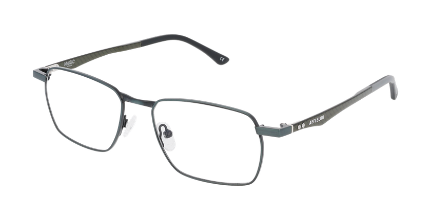 Lunettes de vue homme MAGIC 345 vert - Vue de face