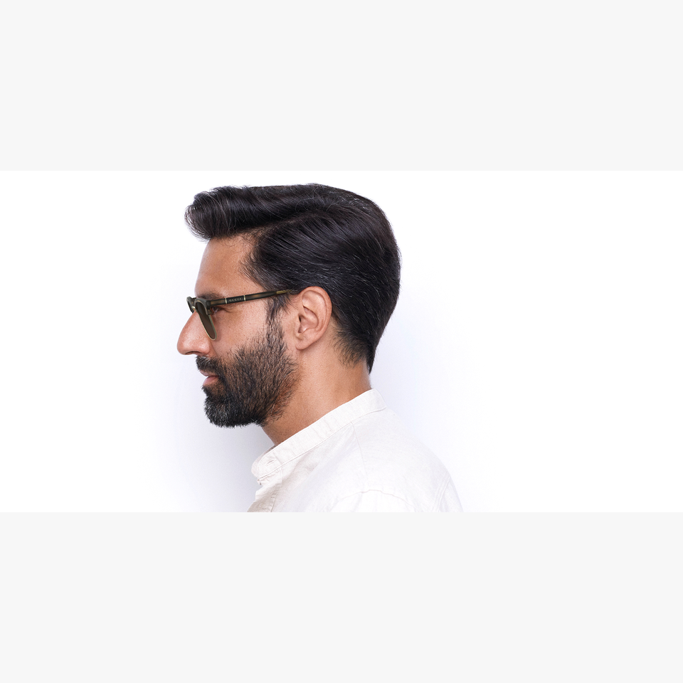 Lunettes de soleil homme GG0846SK écaille - Vue de côté