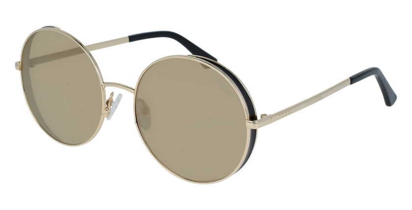 LUNETTES DE SOLEIL femme GU7606 doré - vue de 3/4