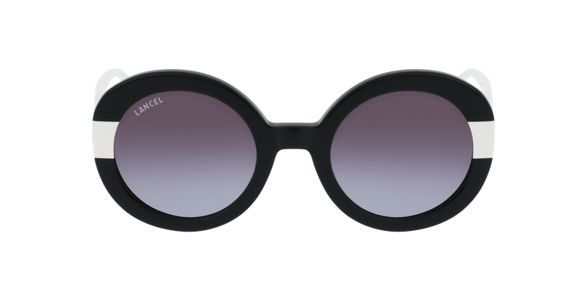 LUNETTES DE SOLEIL femme ROSE LA91003 noir/blanc - Vue de face