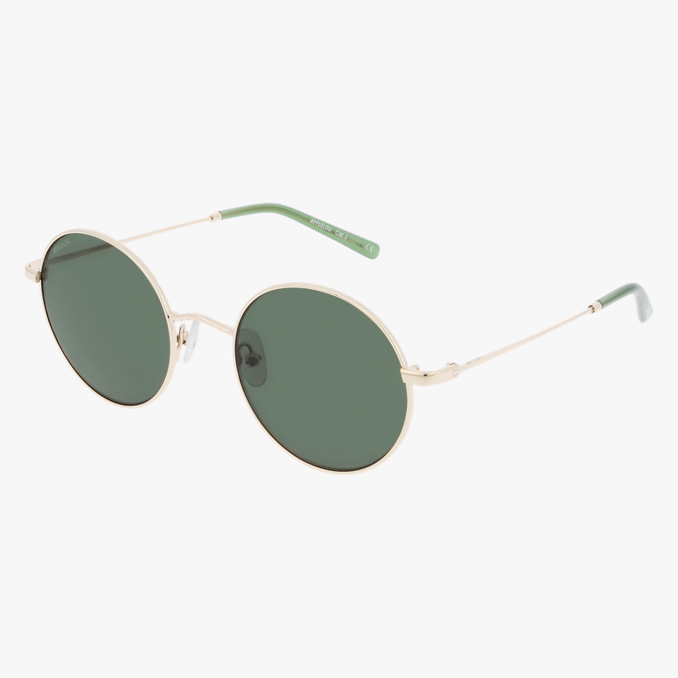 Lunettes de soleil RONDA dorée - Vue de face