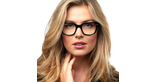 Lunettes de vue femme CARACTÈRES AUDACIEUSE noir - Vue de face