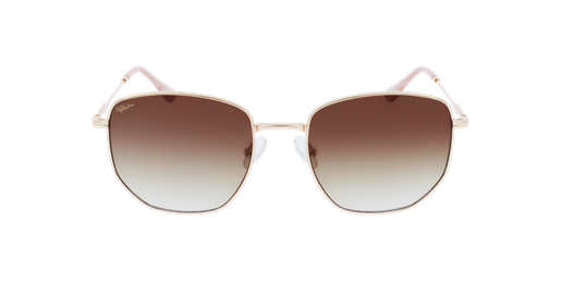 LUNETTES DE SOLEIL femme DUNA doréVue de face