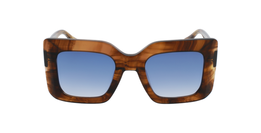 LUNETTES DE SOLEIL femme DOROTHEA 6790 marron - Vue de face