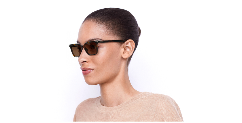 LUNETTES DE SOLEIL femme SK0355 52E écaille - vue de 3/4