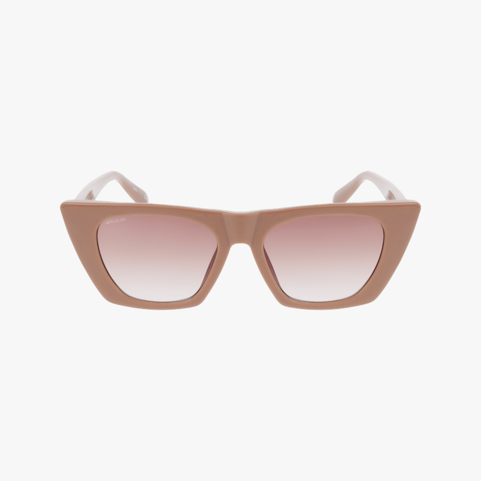 Lunettes de soleil femme NINIA marron - Vue de face