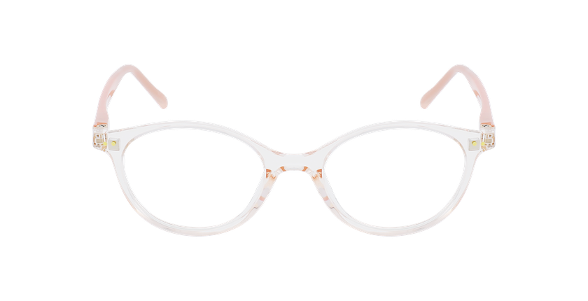 LUNETTES DE VUE enfant ISALINE rose - Vue de face