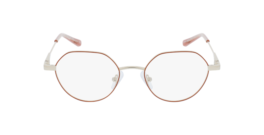 Lunettes de vue enfant MAGIC TANIA marron/dorée - Vue de face
