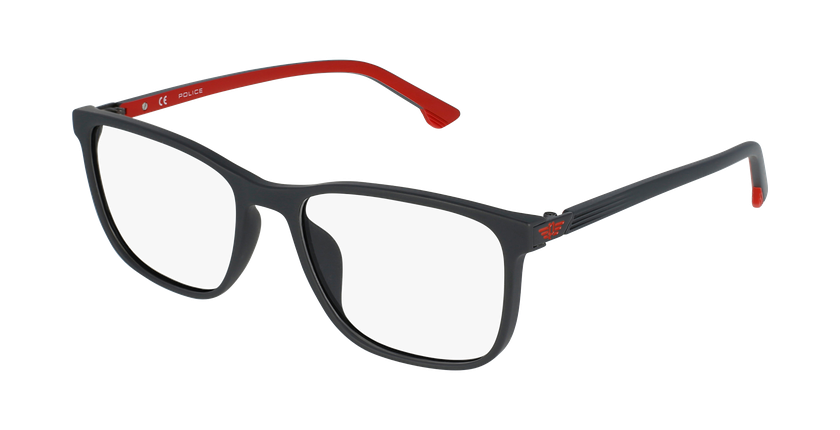 Lunettes de vue homme VPL952 gris - Vue de 3/4