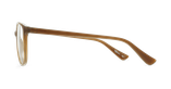 Lunettes de vue femme RZERO1 marron - Vue de côté