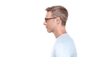 Lunettes de vue homme MAGIC276 noir/rouge - Vue de face