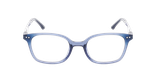 Lunettes de vue enfant LORIS bleu/bleu cristal - Vue de face