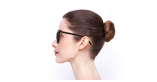 LUNETTES DE SOLEIL femme SL474 noir - Vue de côté
