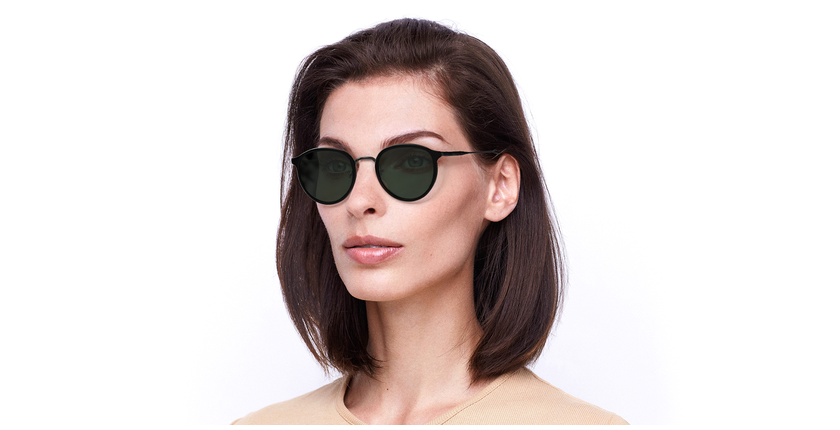 LUNETTES DE SOLEIL AVILES noir/gris - vue de 3/4
