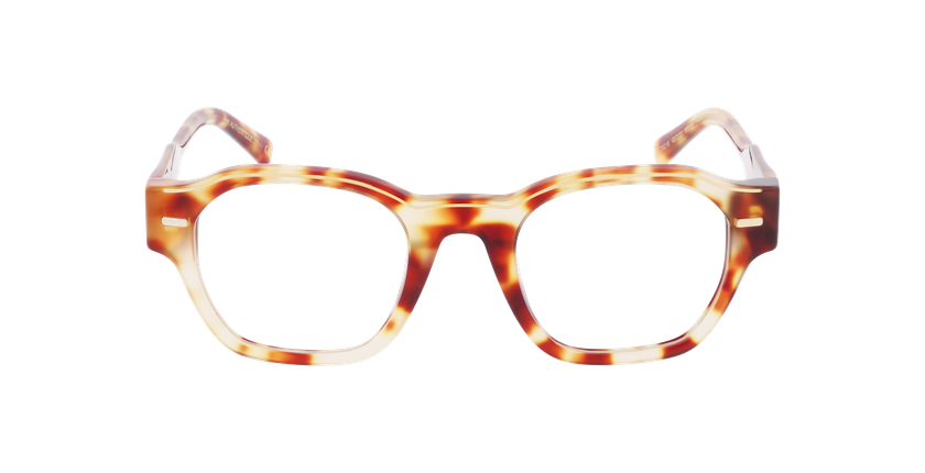 Lunettes de vue femme CARACTERES FIL D'OR AUTHENTIQUE écaille - Vue de face