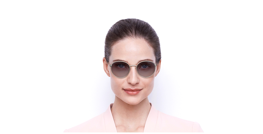 LUNETTES DE SOLEIL GU5214 doré/rose - Vue de face