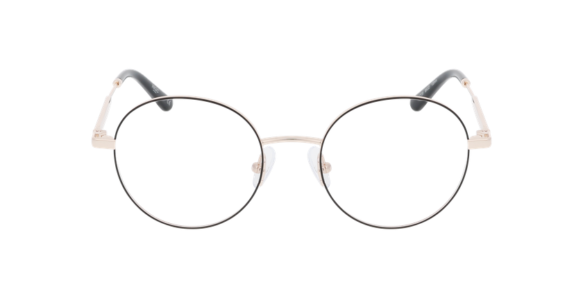 Lunettes de vue femme MAGIC 318 noir/dorée - Vue de face