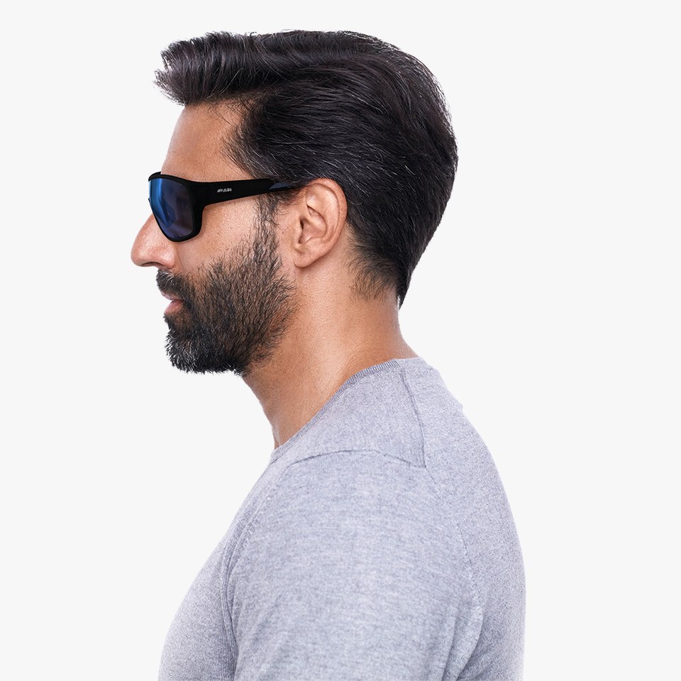Lunettes de soleil WILMA POLARIZED noir - Vue de face