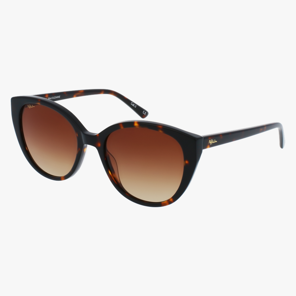 Lunettes de soleil femme SUZANNE écaille - Vue de face