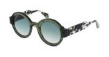 LUNETTES DE SOLEIL femme LAURA 6454 vert - Vue de face