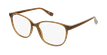 LUNETTES DE VUE femme RZERO1 marron - vue de 3/4