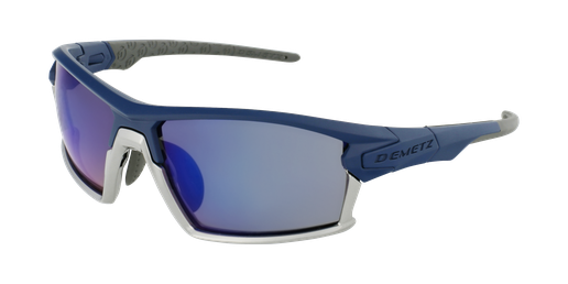 LUNETTES DE SOLEIL homme Mud bleu/argenté