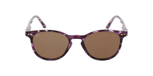 LUNETTES DE SOLEIL enfant FELIZ écaille/violet Vue de face