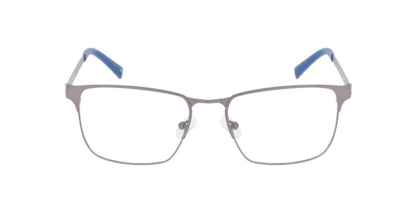 Lunettes de vue homme ELVIS noir/gris - Vue de face