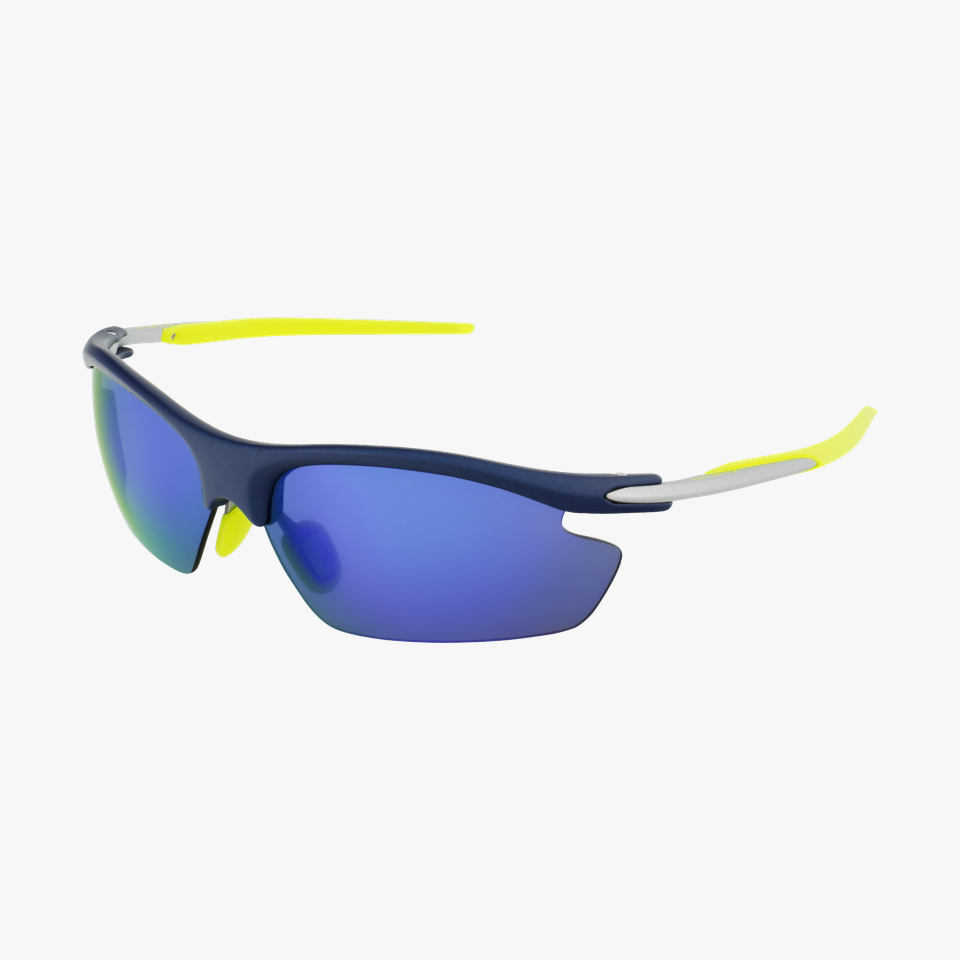 Lunettes de soleil homme Leisure bleu - Vue de 3/4