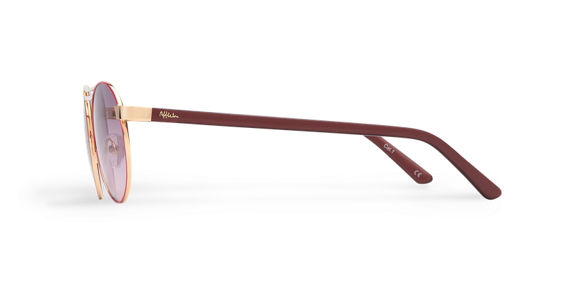 LUNETTES DE VUE femme ROMY rose/doré - Vue de côté