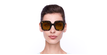 LUNETTES DE SOLEIL femme IM 0074/G/S écaille - Vue de face