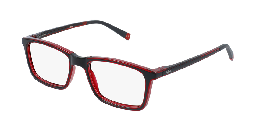 LUNETTES DE VUE enfant REFORM COLLEGE 1 noir/rouge - vue de 3/4
