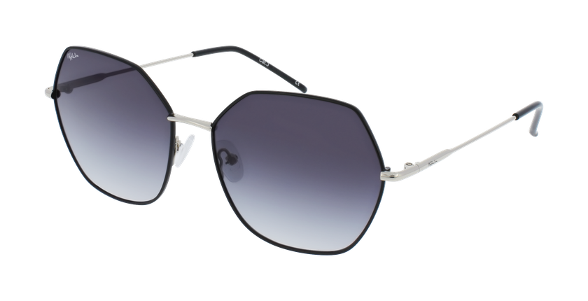 LUNETTES DE SOLEIL femme SABINA noir/argenté - Vue de face