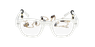 LUNETTES DE VUE femme AUTHENTIQUE blanc