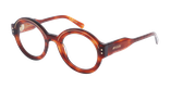 Lunettes de vue femme CARACTERES FIL D'OR PERSPICACE écaille/dorée - Vue de face