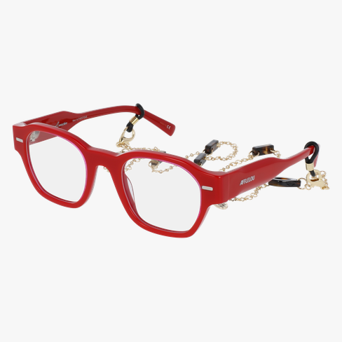 Lunettes de vue femme CARACTÈRES AUTHENTIQUE rouge