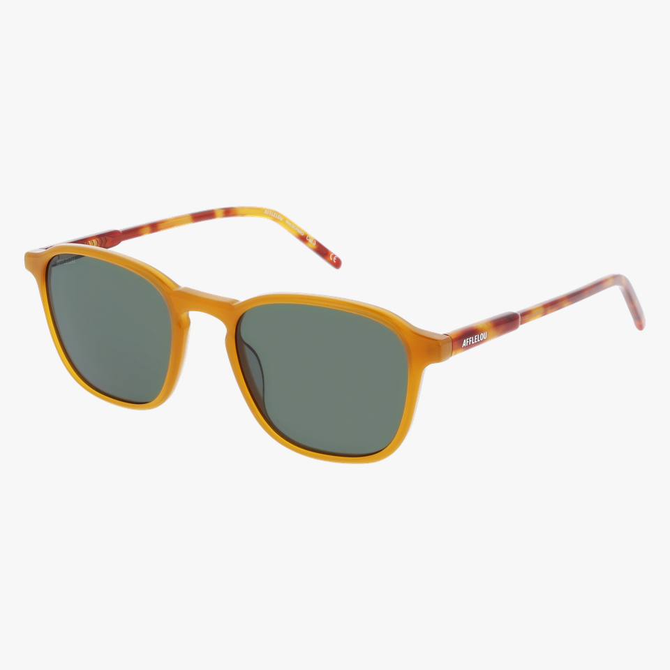Lunettes de soleil homme BORMIO écaille/beige - Vue de face