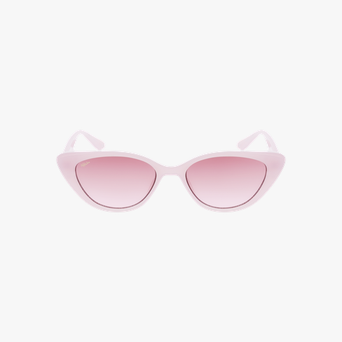 Lunettes de soleil femme REINA rose/dorée Vue de face
