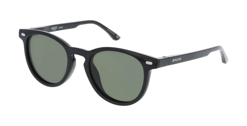 Lunettes de soleil enfant MAGIC SUNNY SAMUI noir - Vue de face