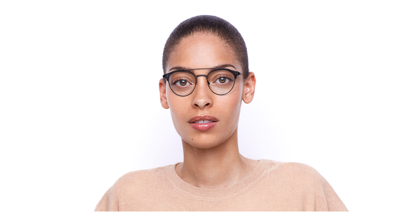 Lunettes de vue femme MAGIC 199 violet - Vue de face